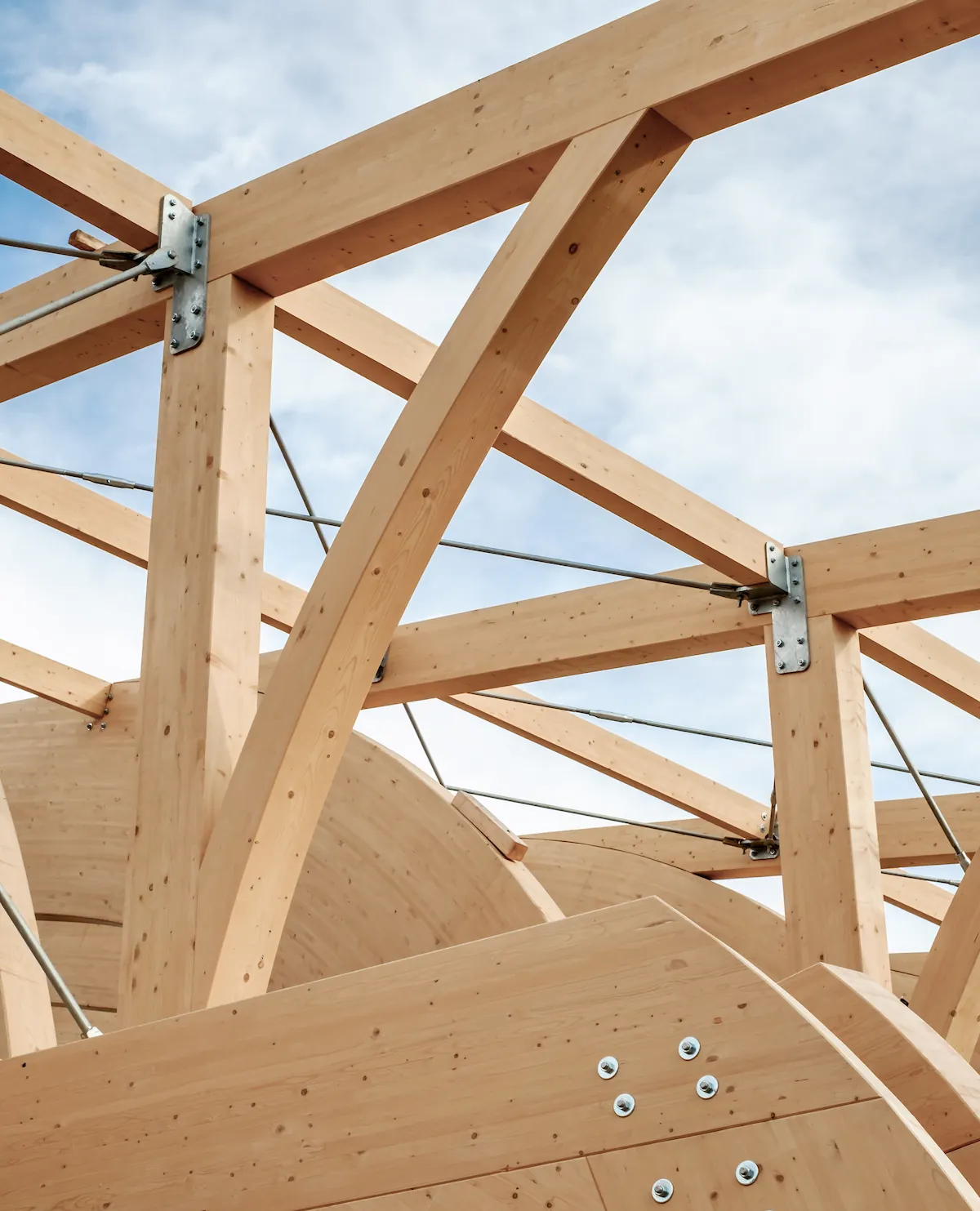 SilvaLam heat and pressure treated laminated timber by SilvaStar for indoor and outdoor architecture